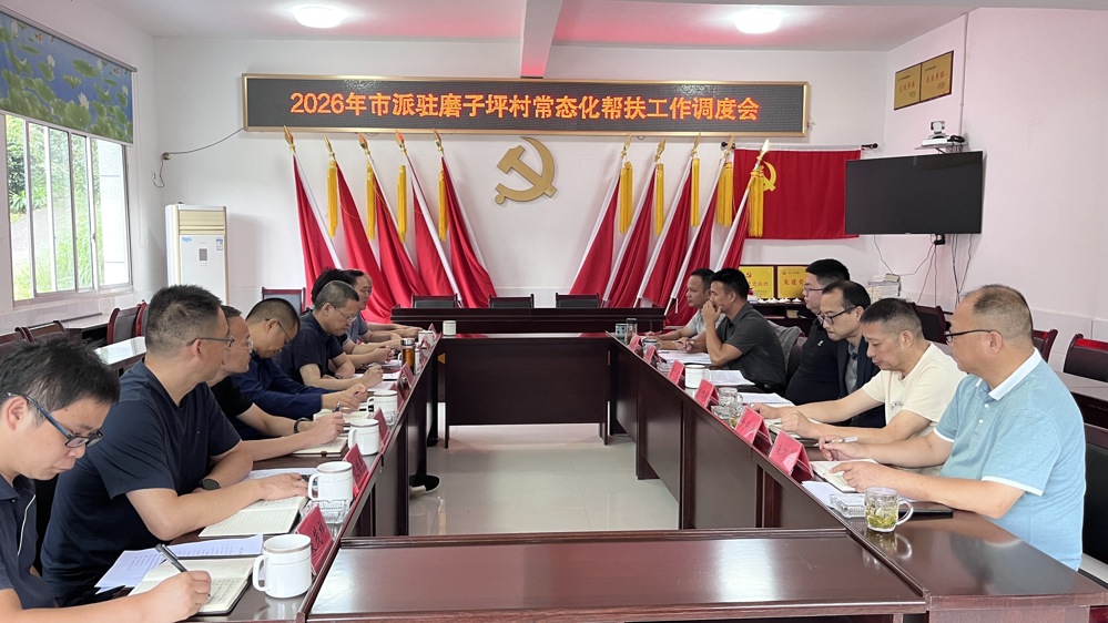 市疾控中心（市卫生监督执法局）调研督导磨子坪村驻村帮扶工作